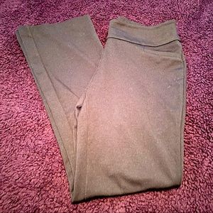 Black pull on stretch dress pants